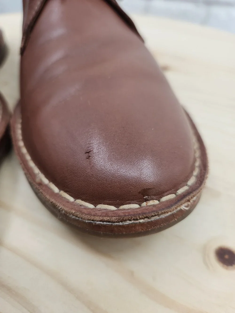 Cole Haan Men’s Chukka Boots Brown Leather Lace Up Size 8.5 Preppy Casual